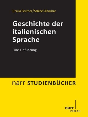 cover image of Geschichte der italienischen Sprache